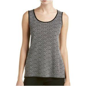 St. John S Heart Jacquard Patterned Knit Tank